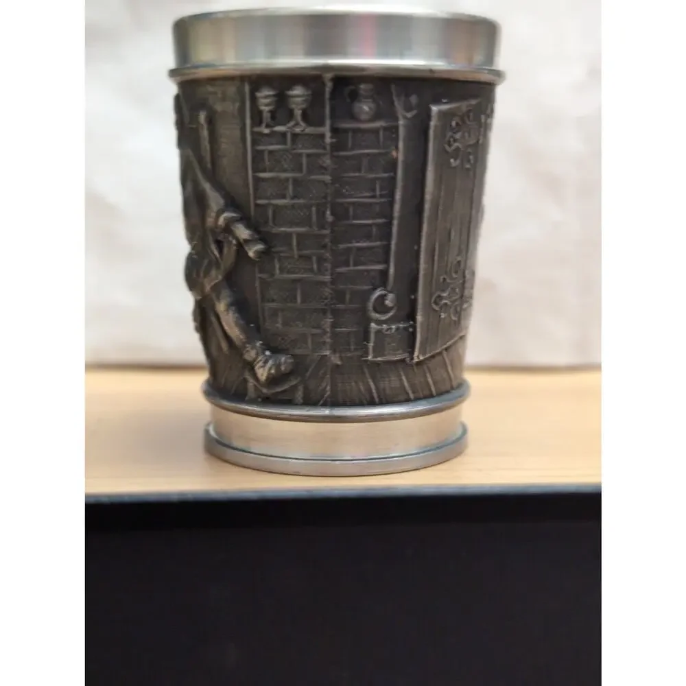 Vintage German Grennington 95% Pewter Shot Glass Cup